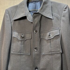 Vintage Lucasini 70’s Blue Western Young LTD Suit size L